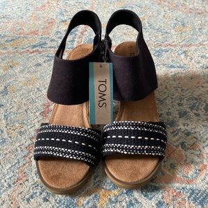 Tom’s brand new wedges